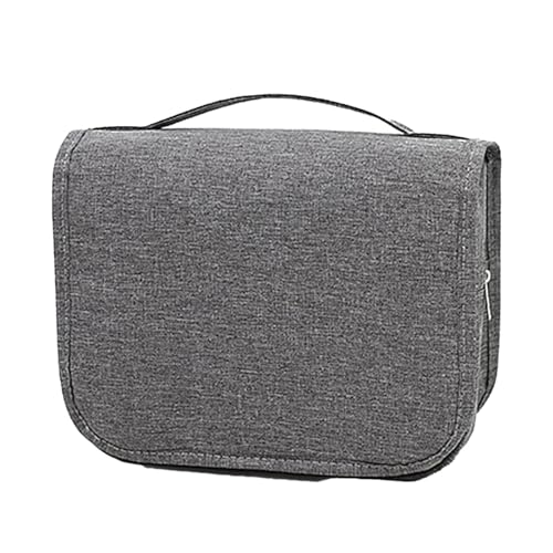 Fahrt Hängende Toilettenbeutel wasserdichte große Kapazität Kosmetische Make -up -Beutel mit separaten nassen Trockenfächern für Männer Frauen Reisende Oxford Stoff 41 x 22 cm von Pilipane