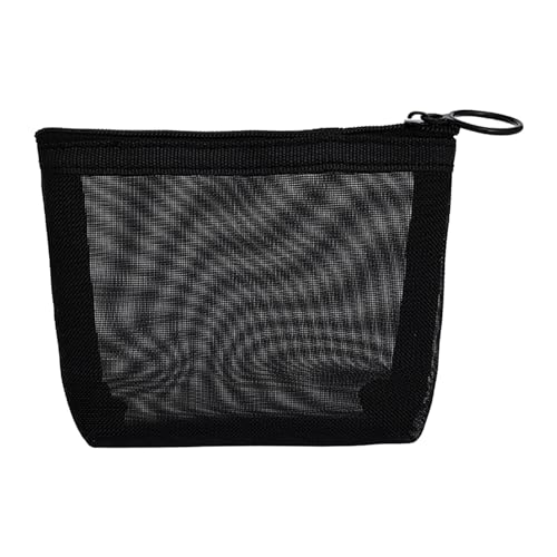 Mesh Make -up -Tasche große Kapazität Atmungsaktives Mesh Kosmetischer Beutel Reisen Toiletten -Toiletten -Organisator mit Reißverschluss für Frauen Männer Reisen Fitnessstudio von Pilipane