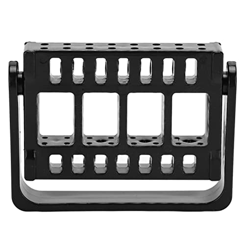 Nagelbohrer Bithalter Ständer Professionelle 16 Löcher Nägelkunstwerkzeuge Display Organizer Rack Langlebige Plastik Salonzubehör für Nagel Salon Hausgebrauch (Schwarz) von Pilipane