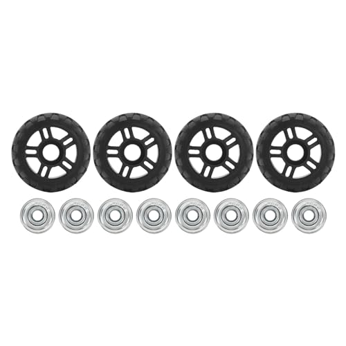 Pilipane Gepäckschwengel Ersatz niedriger Rausch robuster Leichter Wärmeisolierung Flammhemmungsmittel für Gepäckwartung PVC -Material Aluminium -Legierung 4pcs für Gepäckwartung von Pilipane