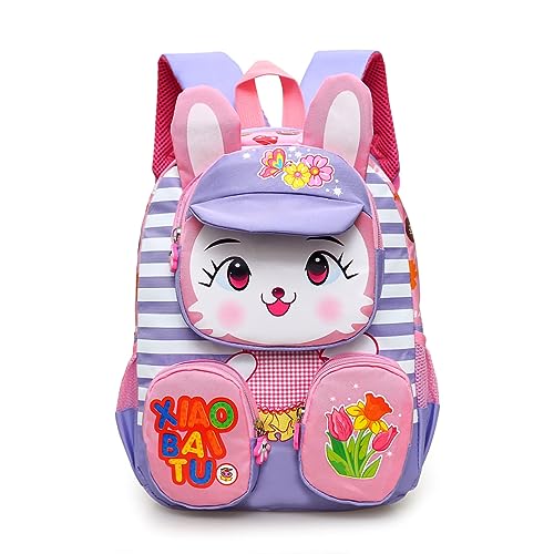 Pilipane Kinderrucksack Kindergarten, M?dchen Kaninchen Vorschulranzen, Schule Tasche Schultasche Kleinkind Schulrucks?cke Tagesrucksack 2-6 Jahre Geschenk für M?dchen Jungs von Pilipane