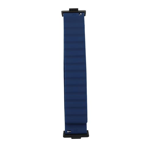 Pilipane Magnetic Watch Sport Band Strong Magnet Link Armband Einstellbares weiches Silikon Schnellfreisetzungsgurt kompatibel für Uhr Fit 3 Mode -Accessoire - ideal für Männer Frauen (Dunkelblau) von Pilipane