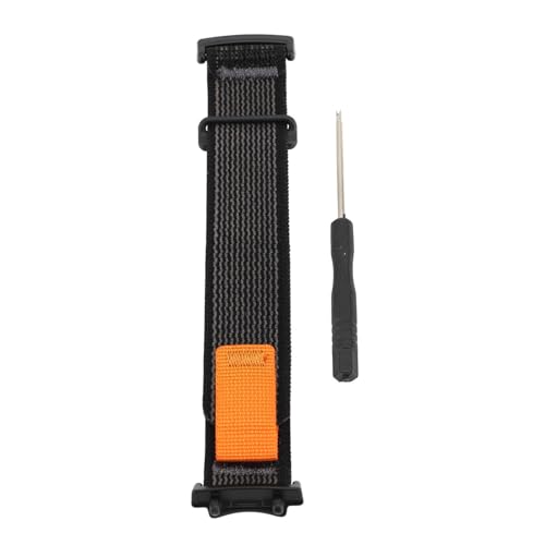 Pilipane Nylon Sport Loop Watch Band für T Rex 3 Haken- und Loop -Befestigungsmittel -Ersatz -Armband -Armband (Schwarz) von Pilipane