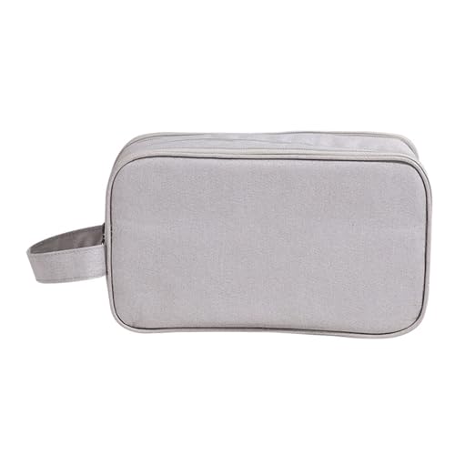 Reise -Make -up -Beutel wasserdichte doppelte Schicht Nass Trockenseparation Kosmetischer Organisator tragbarer Toilettenbeutel für Frauen -Business Trip Fitnessstudio Polyester von Pilipane