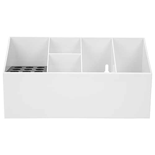 Scissors Organizer Halter Friseur Haarthaar Clips Aufbewahrungsbox Professioneller Salon -Werkzeug Organizer mit Gummi -Löchern Nicht -Slip -Basis für Friseure Stylisten Haus (Weiß) von Pilipane