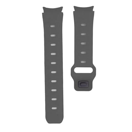 Sehen Sie sich Band Silicone Football Textur Schnellveröffentlichung Dual Color Watch Armband für Galaxy Watch 6 5 4 (Raumgrau) von Pilipane