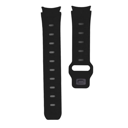 Sehen Sie sich Band Silicone Football Textur Schnellveröffentlichung Dual Color Watch Armband für Galaxy Watch 6 5 4 (Schwarz) von Pilipane