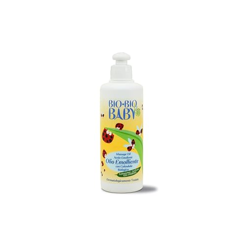 Pilogen Carezza - Bio Baby, 100% biologisches Öl mit Ringelblume, reinigende Wirkung, verleiht Weichheit und Elastizität, für Kinder und Babys, 250 ml von Pilogen Carezza