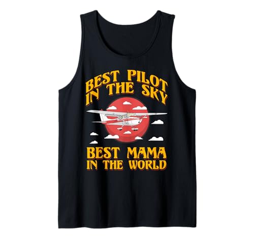 Beste Pilotin am Himmel beste Mama der Welt Frauen Tank Top Beste Pilotin am Himmel beste Mama der Welt Frauen Tank Top von Pilot Christmas Funny Airline Present