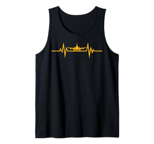 Funny Woman Pilot Flugzeug Herzschlag Tank Top Funny Woman Pilot Flugzeug Herzschlag Tank Top von Pilot Christmas Funny Airline Present