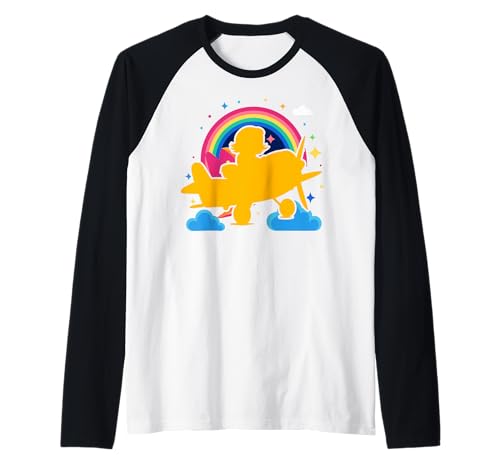 Funny Woman Pilot Flugzeug Raglan Funny Woman Pilot Flugzeug Raglan von Pilot Christmas Funny Airline Present