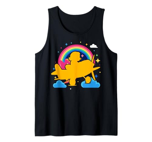 Funny Woman Pilot Flugzeug Tank Top Funny Woman Pilot Flugzeug Tank Top von Pilot Christmas Funny Airline Present