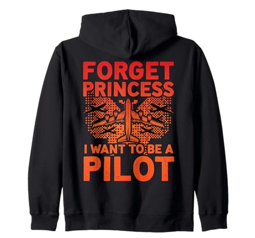 Vergiss Prinzessin, ich möchte Pilotin werden, Frauen Kapuzenjacke Vergiss Prinzessin, ich möchte Pilotin werden, Frauen Kapuzenjacke von Pilot Christmas Funny Airline Present