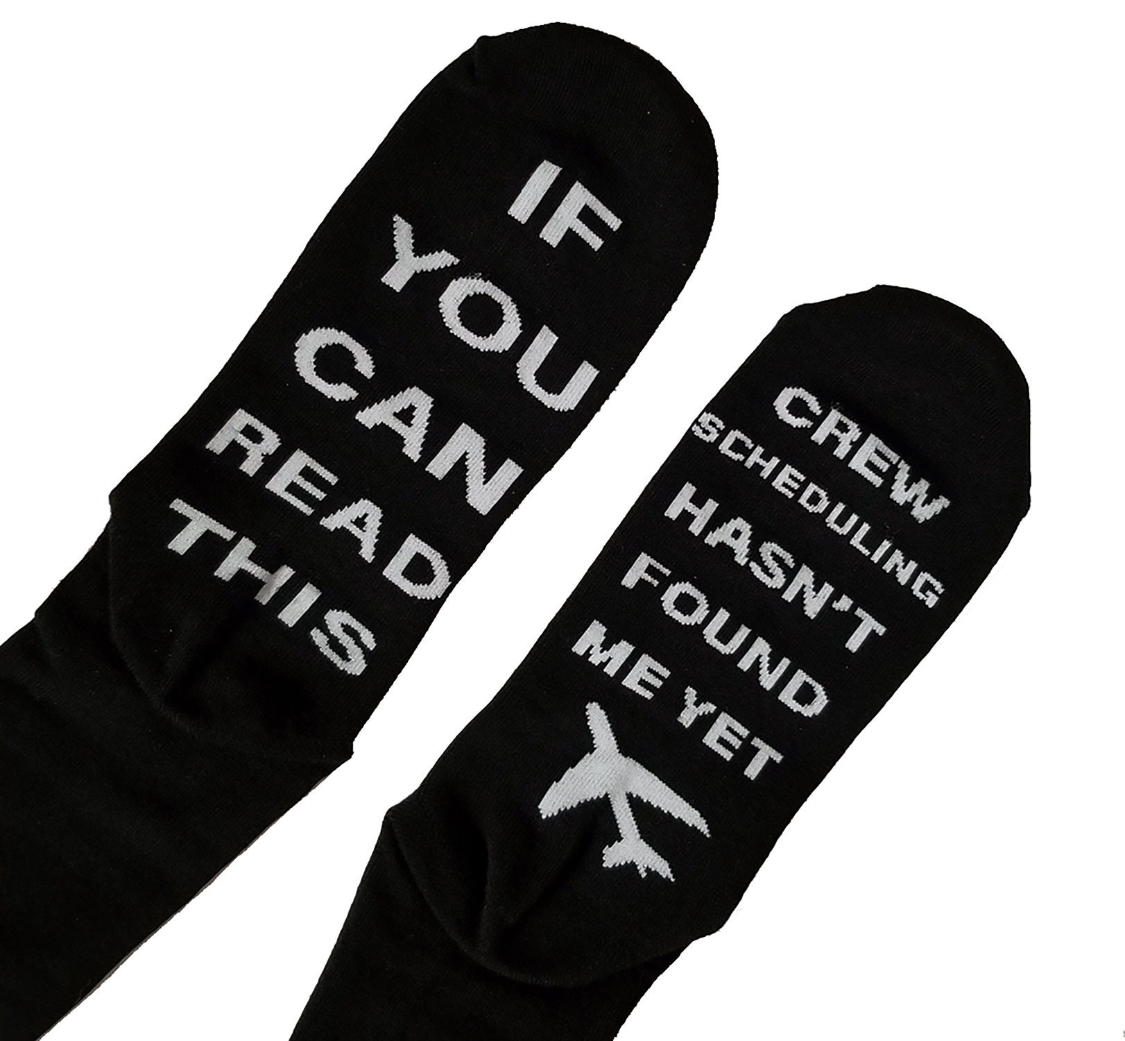 Wenn Sie Dies Lesen Können ... Die Crew Scheduling Hat Mich Noch Nicht Gefunden Airline Uniform Socken | Flieger Modell Frei Wenn Sie Dies Lesen Können ... Die Crew Scheduling Hat Mich Noch Nicht Gefunden Airline Uniform Socken | Flieger Modell Frei von PilotExpressions