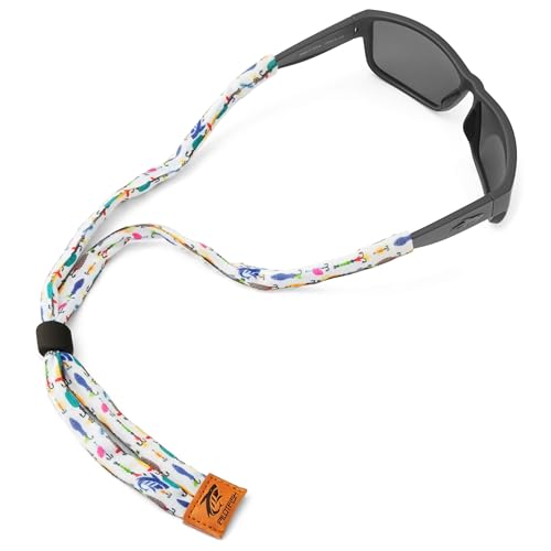 Pilotfish Brillenhalter aus Premium-Baumwolle für Sonnenbrillen – mehrere Designoptionen – weicher und langlebiger Sonnenbrillenhalter von Pilotfish