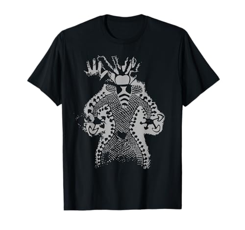 Mushroom Shaman Man 11000 Jahre alte Tassili Cave Art T-Shirt Mushroom Shaman Man 11000 Jahre alte Tassili Cave Art T-Shirt von Pilzschamane Mann