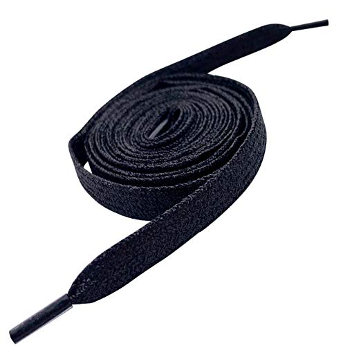 Farbige Metallic-Schnürsenkel, mit Glitzer, flach, 12 mm breit x 80 cm, 120 cm lang, für Kinder- und Damen-Sportschuhe, Tanzschuhe und Schlittschuhe schwarz Schwarz glitzernd Farbige Metallic-Schnürsenkel, mit Glitzer, flach, 12 mm breit x 80 cm, 120 cm lang, für Kinder- und Damen-Sportschuhe, Tanzschuhe und Schlittschuhe schwarz Schwarz glitzernd von Smart Laces