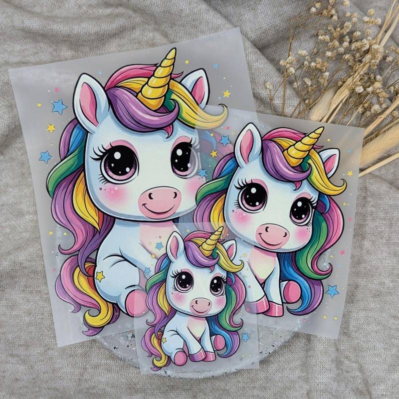 Bügelbild Einhorn Mit Sternen Bügelbild Einhorn Mit Sternen von PimpMyTex