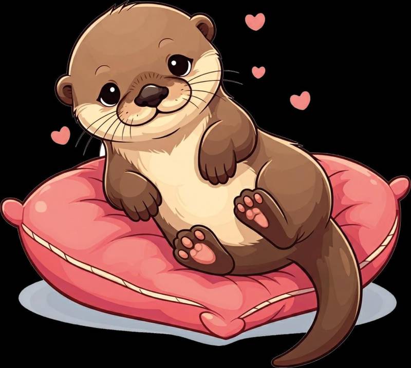 Bügelbild Otter Babygirl Bügelbild Otter Babygirl von PimpMyTex