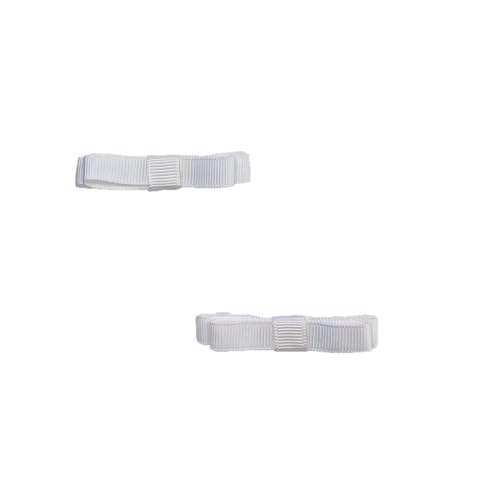 Pimpalou PS2-002 Haarspange Schleife gerade 2er Set - weiß von Pimpalou
