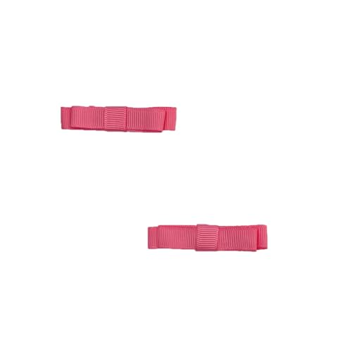 Pimpalou PS2-028 Haarspange Schleife gerade 2er Set - dunkelpink von Pimpalou