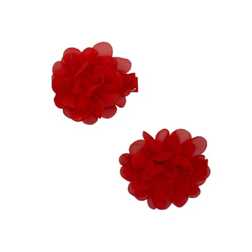 Pimpalou PS3-025 Haarspange Blume 2er Set - rot von Pimpalou