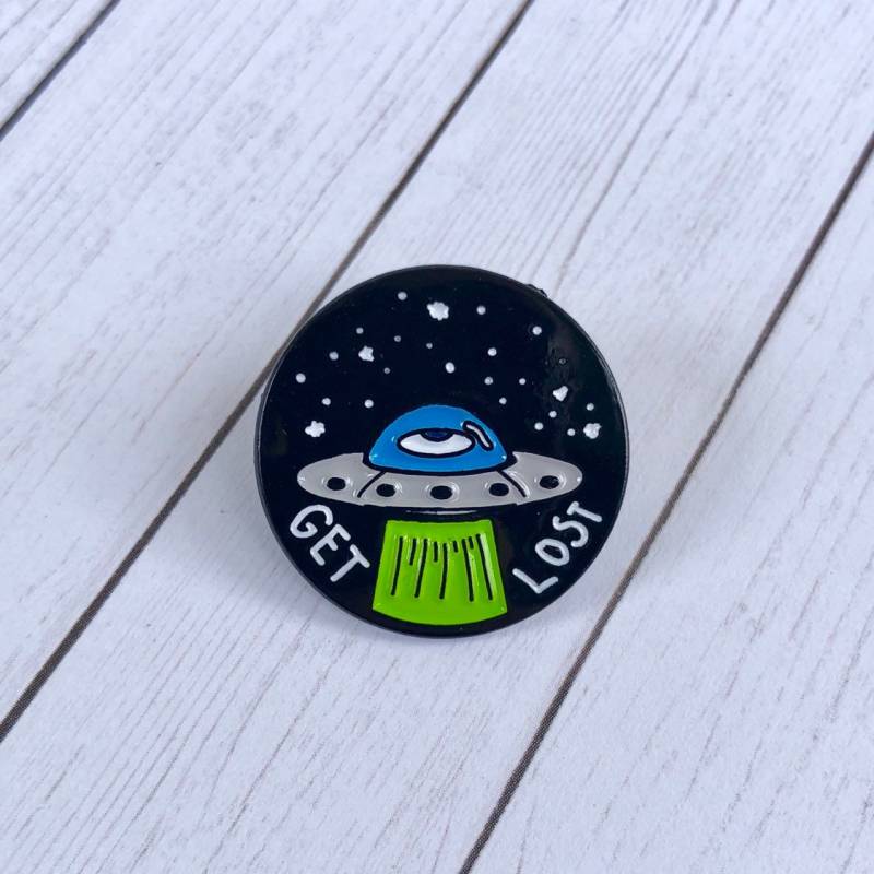 Ufo Alien Emaille Pin - Weltraum Anstecknadel Ufo Alien Emaille Pin - Weltraum Anstecknadel von PinInThePatch