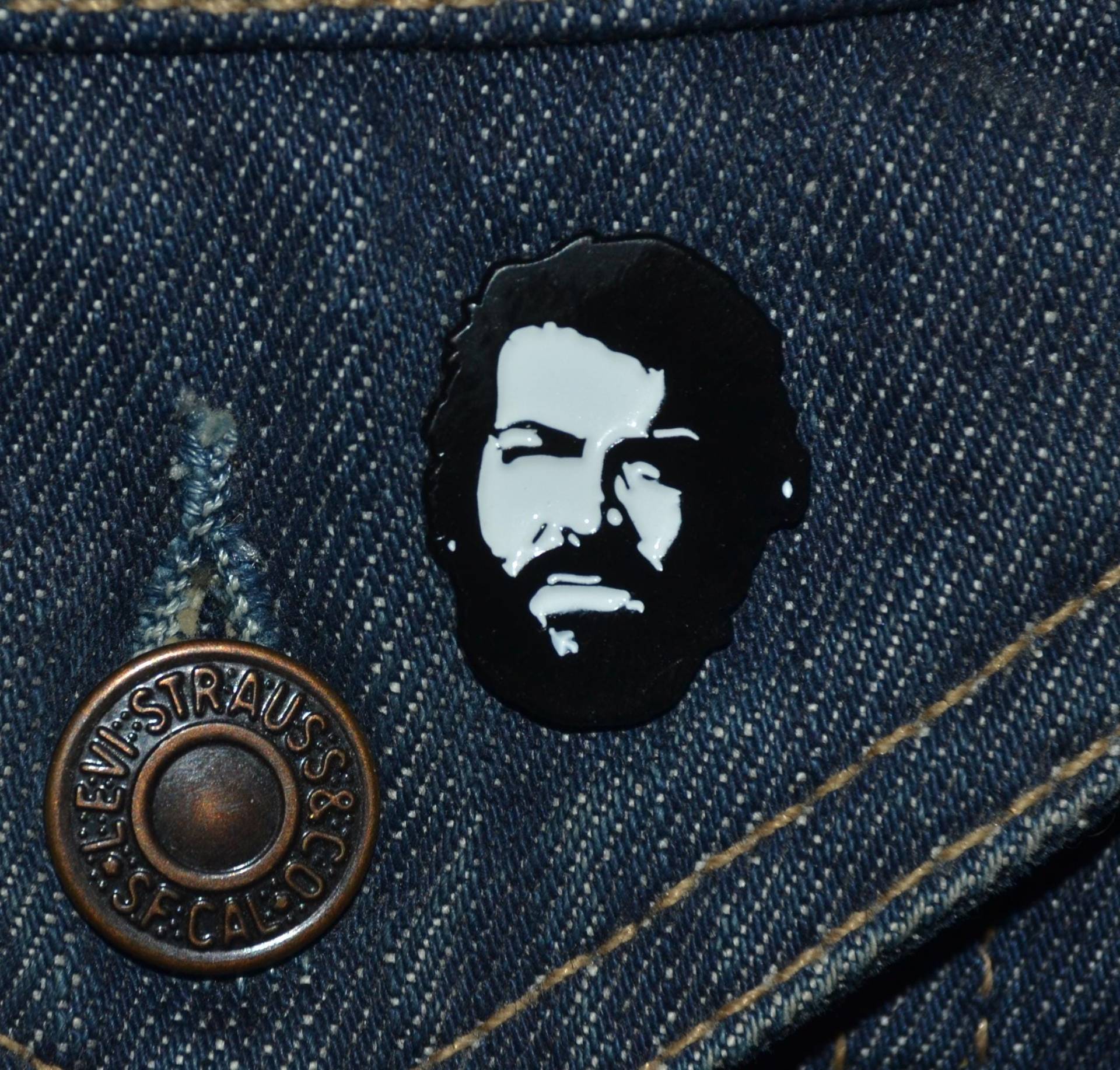 Bud Spencer Pin | Max.dim 25mm Trence Hill - Enamel Metal Lapel Badge Bud Spencer Pin | Max.dim 25mm Trence Hill - Enamel Metal Lapel Badge von PinManiaAT