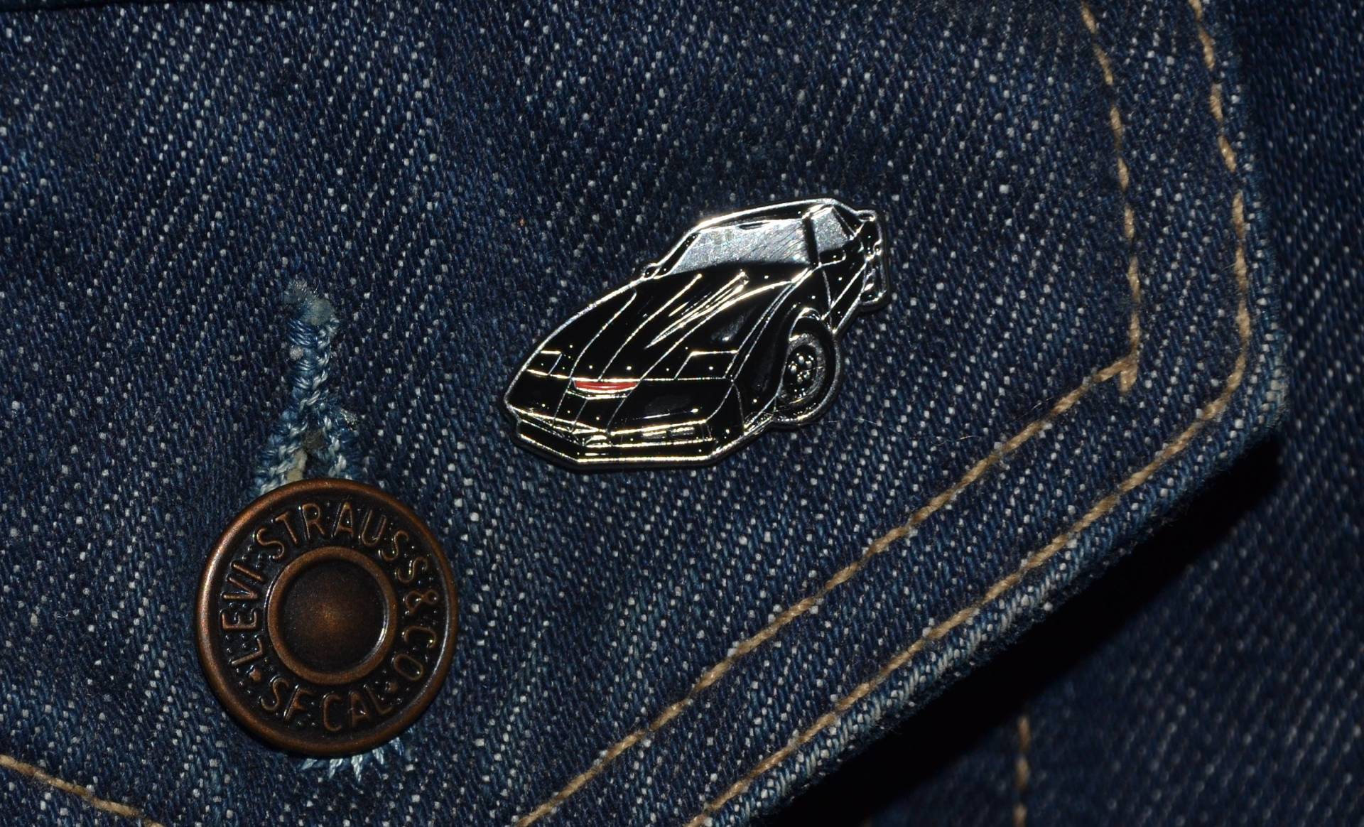 K.i.t.t. Style Pin - Kitt, Knight Rider, David Hasselhoff | Max.dim 25mm Enamel Metal Lapel Badge Car K.i.t.t. Style Pin - Kitt, Knight Rider, David Hasselhoff | Max.dim 25mm Enamel Metal Lapel Badge Car von PinManiaAT