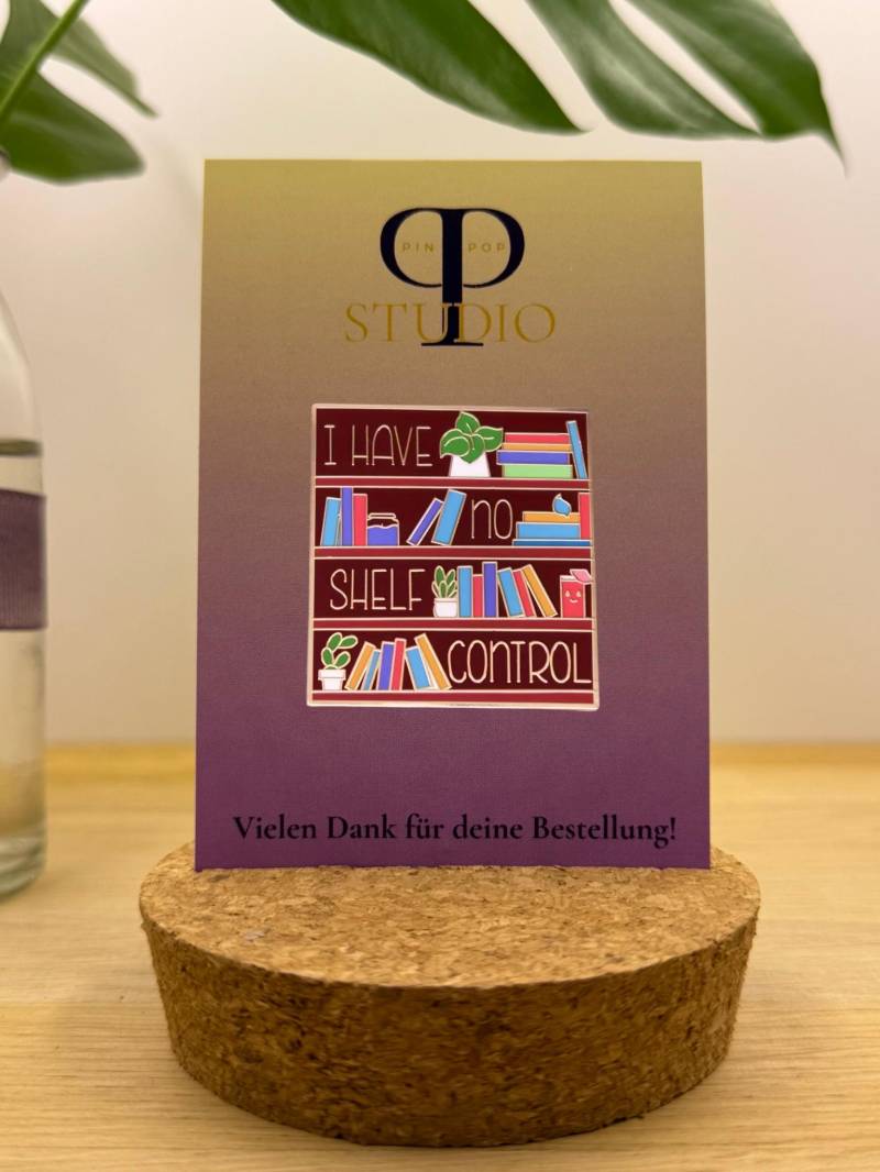 I Have No Shelf Control - Enamel Pin Für Book Lovers, Booktok & Leseratten | Bücher-Pin von PinPopStudio