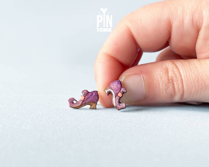 Hexe Schuhe Ohrringe - Gruselige Halloween Geschenke Für Teenager Mädchen Oder Beste Freundin Witzige Hexen Ohrstecker von PinTonik