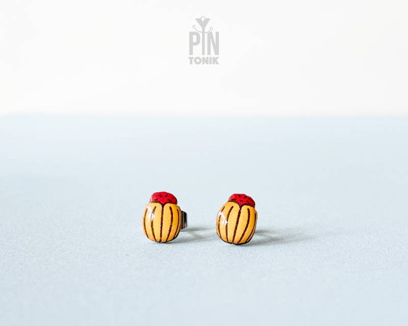 Kartoffelkäfer Ohrringe - Winzige Insekt Schmuck Cottagecore Käfer von PinTonik