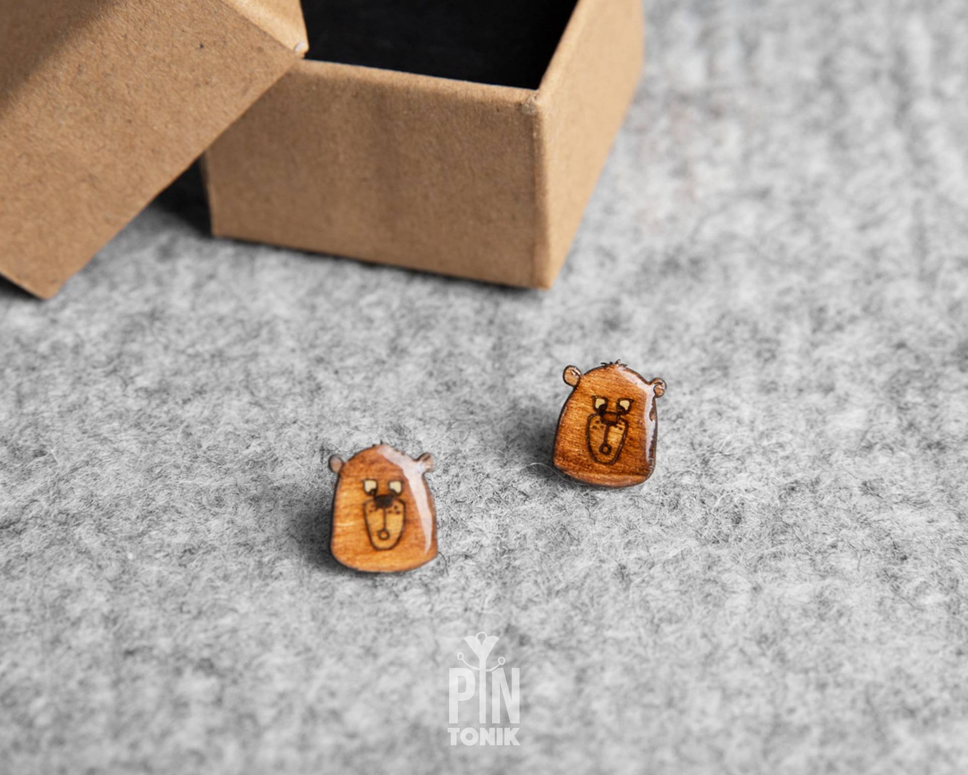 Niedliche Mama Bär Funky Ohrringe - Ausgefallenes Tier Geschenk Für Oder Zum 30 Niedliche Mama Bär Funky Ohrringe - Ausgefallenes Tier Geschenk Für Oder Zum 30 von PinTonik
