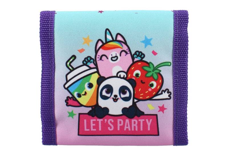 Piñata Smashlings Geldbörse Kinder Portemonnaie – Lila Geldbörse mit Charakter-Motiv von Piñata Smashlings