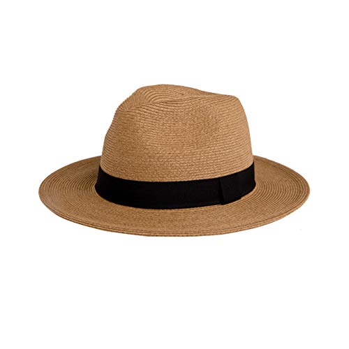 Ananas & Stern Sonnenhut Fedora Strandhut Fedora, feines Geflecht, LSF 50+, für Unisex, Braun, Medium Ananas & Stern Sonnenhut Fedora Strandhut Fedora, feines Geflecht, LSF 50+, für Unisex, Braun, Medium von Pineapple&Star Hat