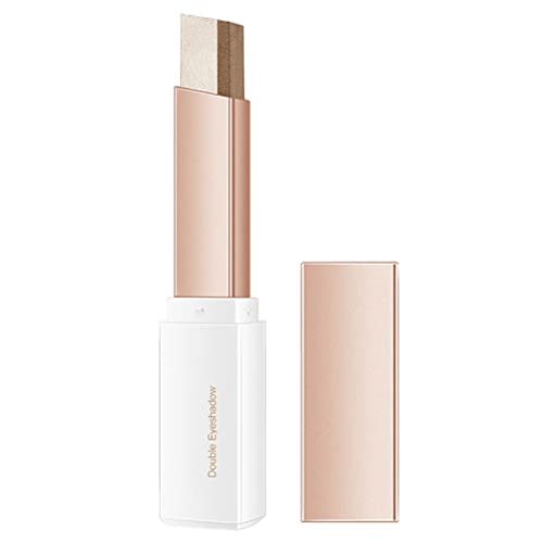Doppelfarben -Lidschattenstock 2 in 1 Gradient Schimmer Lidschatten Augen Make -up 2.5g Style2 Schimmer Lidschatten von Pineeseatile