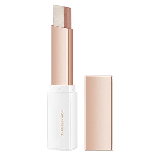 Doppelfarbene Lidschattenstock 2 in 1 Gradienten Schimmer Lidschatten Augen Make -up 2.5G Style6 Make -up von Pineeseatile