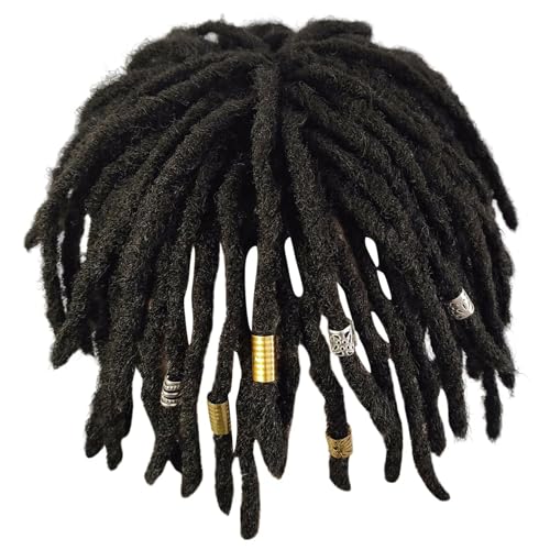 Dreadlock-Perücke für Männer, Dreadlock-Perücke kurz Curly für schwarze Männer geflochten Dreadlock-Perücke für Männer, Dreadlock-Perücke kurz Curly für schwarze Männer geflochten von Pineeseatile