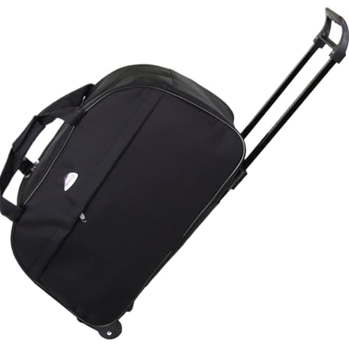 Rolling Duffle Bag mit Rädern große Kapazität mit dem Rädern mit mit mit mit und Weekender -Modereisen für Frauen und Männer, Schwarz, mit dem Griff. Rolling Duffle Bag mit Rädern große Kapazität mit dem Rädern mit mit mit mit und Weekender -Modereisen für Frauen und Männer, Schwarz, mit dem Griff. von Pineeseatile
