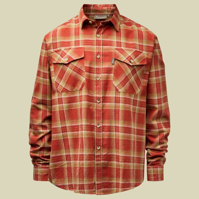 Härjedalen Men S mehrfarbig karo rot - Farbe terracotta/d.sand von Pinewood