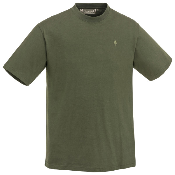 Pinewood - 3-Pack T-Shirt - T-Shirt Gr XL oliv von Pinewood