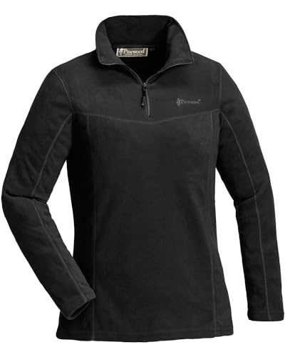 Pinewood 3069 Tiveden Damen Fleece Pullover Schwarz(400) L von Pinewood