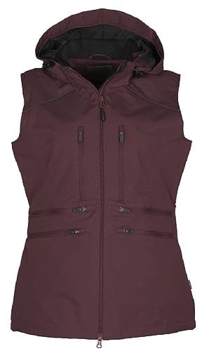 Pinewood 3180 Dog Sports Windblocker Damen Weste Earth Plum (815) L von Pinewood