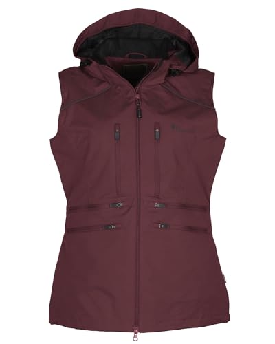 Pinewood Damen Hundesport Windblocker Weste - Windbreaker Weste Hundesport - mit vielen praktischen Taschen, abnehmbarer Kapuze und 2-Wege-Reißverschluss - langlebig von Pinewood