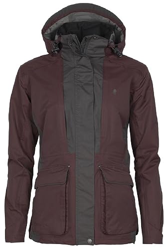 Pinewood 3183 Dog Sports 2.0 Damen Jacke Earth Plum/D.Anthracite (817) L von Pinewood