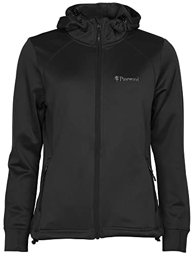 Pinewood 3319 Finnveden Damen Sweatjacke Black (400) XL von Pinewood