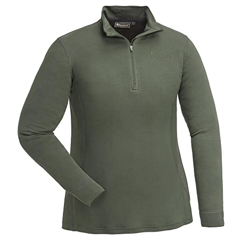 Pinewood 3406 Abisko Merino Damen Langarmshirt D. Moosgrün (733) M von Pinewood