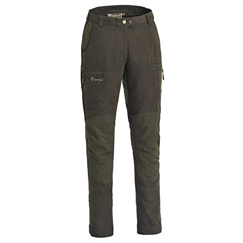 Pinewood 3986 Caribou Hunt Extreme Damen Hose Wildlederbraun/D. Olive (244) 40 von Pinewood