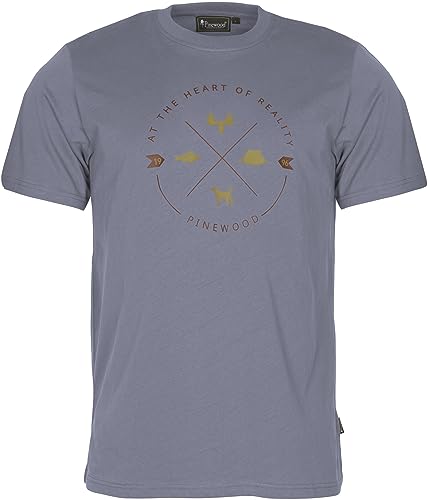 Pinewood 5321 Finnveden Trail T-Shirt Herren Shadow Blue (360) L von Pinewood