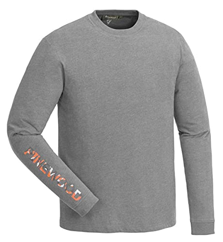 Pinewood 5446 Bolmen Langarm Shirt Hellgrau Melange (454) L von Pinewood